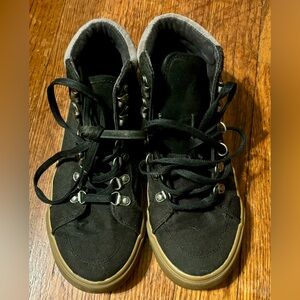 Old Navy Black High-Top Kids Sneakers